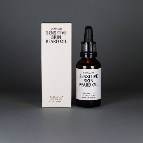 Huile à Barbe Non Parfumée pour Peaux Sensibles - Soin Doux