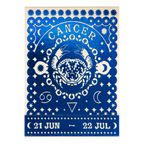 Carnet d'allumettes signe du zodiaque Cancer