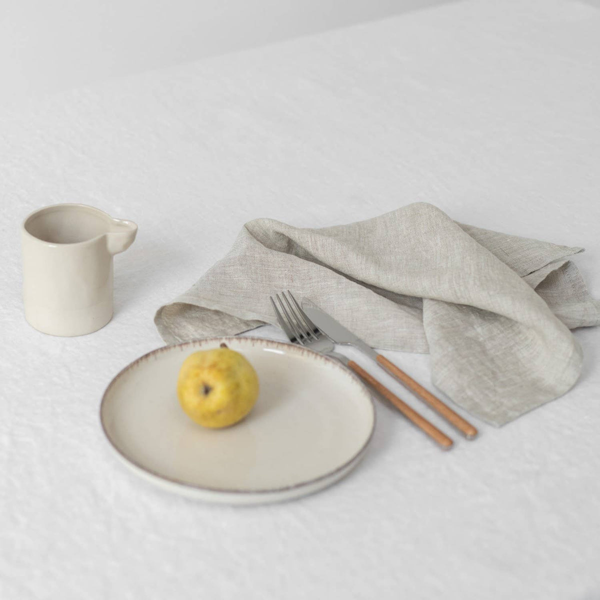 Set de 2 serviettes légères en lin Mélange, vue 3