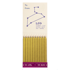 Carnet d'allumettes signe du zodiaque Lion, vue 3