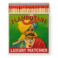 Boîte carrée d'allumettes de sûreté décor Mr Flamboyant