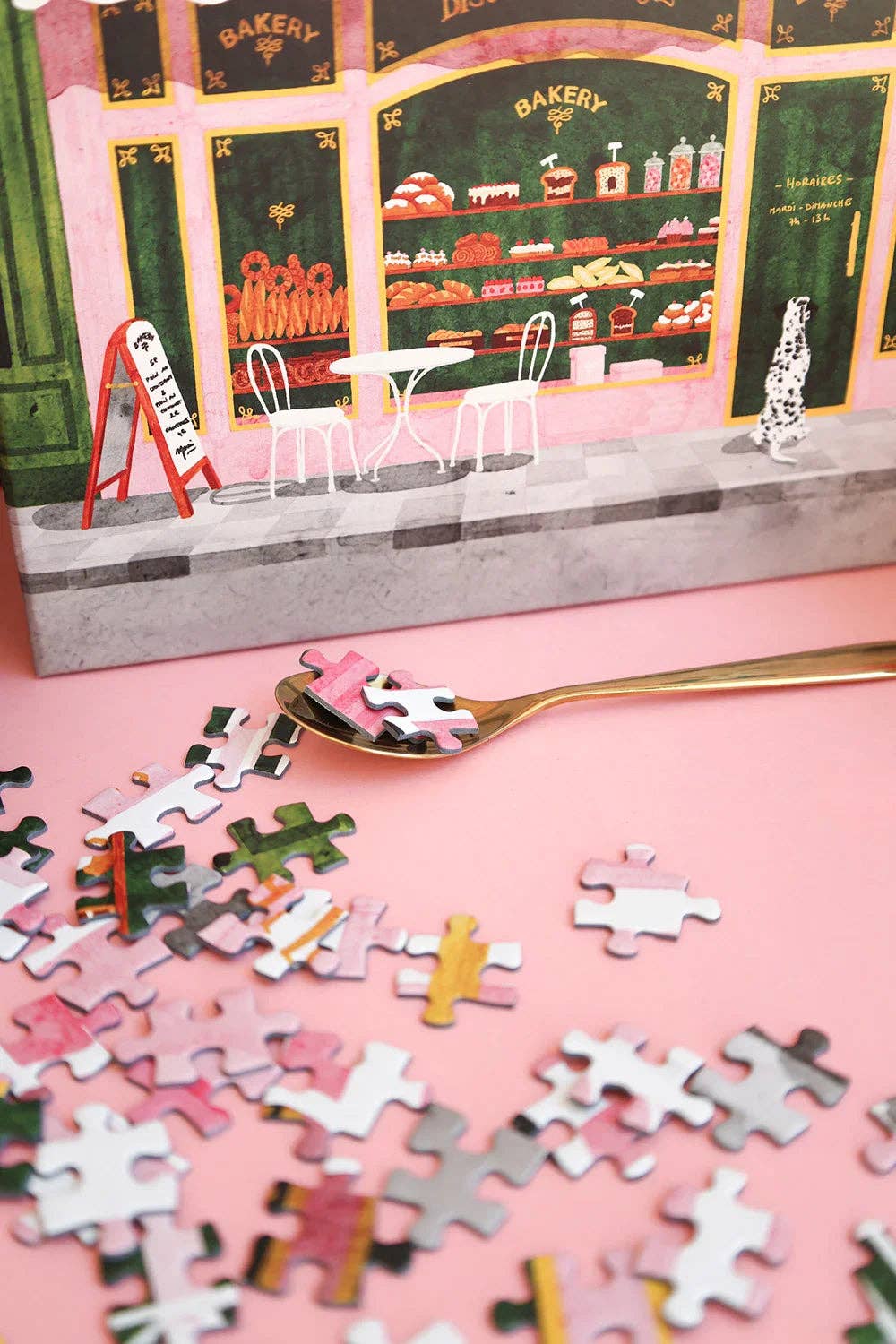 Puzzle 1000 pièces Pink Bakery, vue 5