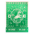 Carnet d'allumettes signe du zodiaque Capricorne