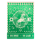Carnet d'allumettes signe du zodiaque Capricorne