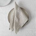 Set de 2 serviettes légères en lin Mélange