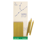 Carnet d'allumettes signe du zodiaque Taureau, vue 2