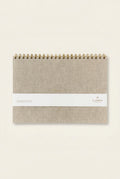 organisateur de bureau, matiere lin naturel 