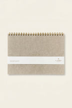 organisateur de bureau, matiere lin naturel 