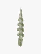 Chandelle algue laquée vert canard, vue 2