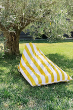 Pouf de plage – Berlingot nomade Vert sauge