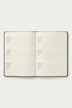 Carnet de mots de passe A-Journal à damier, pages intérieures