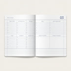 Agenda My Journal A6 2027 vert olive, vue 3