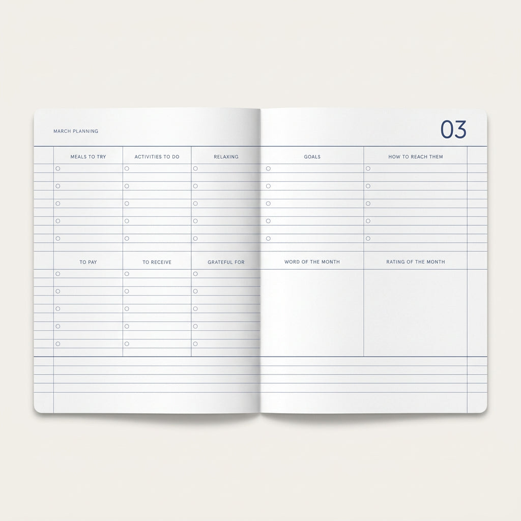 Agenda My Journal A6 2027 vert olive, vue 3