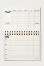 interieur callendrier organisateur familial