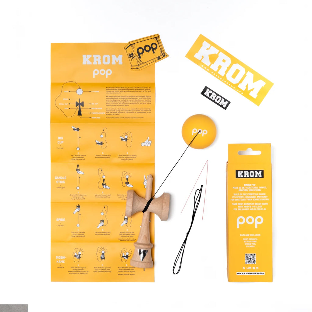 Kendama KROM POP – le bilboquet japonais, 14 couleurs