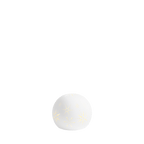 Photophore dôme en céramique blanche ajourée, éclairé