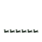 Lot de 6 clips en métal pour mini bougies LED