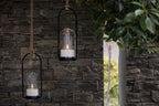 Lanterne d'extérieur LED à dôme en verre, en extérieur, vue 4