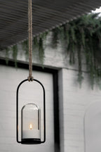 Lanterne d'extérieur LED à dôme en verre, en extérieur, vue 3