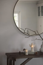 Bougie LED ange en cire vanille, vue 5