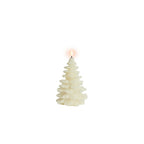 Bougie LED sapin de Noël – flamme vacillante et minuterie