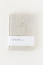 Journal A-Journal One Line a Day, couverture en lin naturel