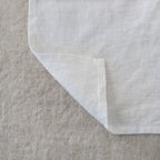 Lot de 2 serviettes légères en lin blanc, vue 2