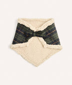 Bandana pour chien tartan vert et crème, taille M, vue 4
