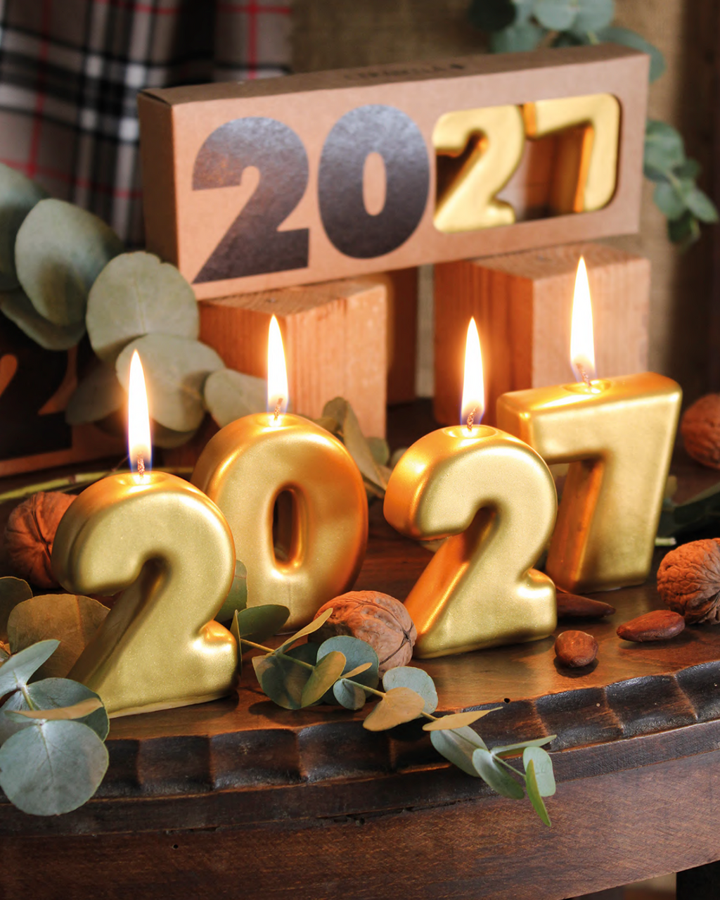 passe la nouvelle année avec ses bougie 2027
