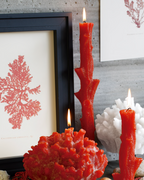 bougies decoratie en forme de corail maison mere 