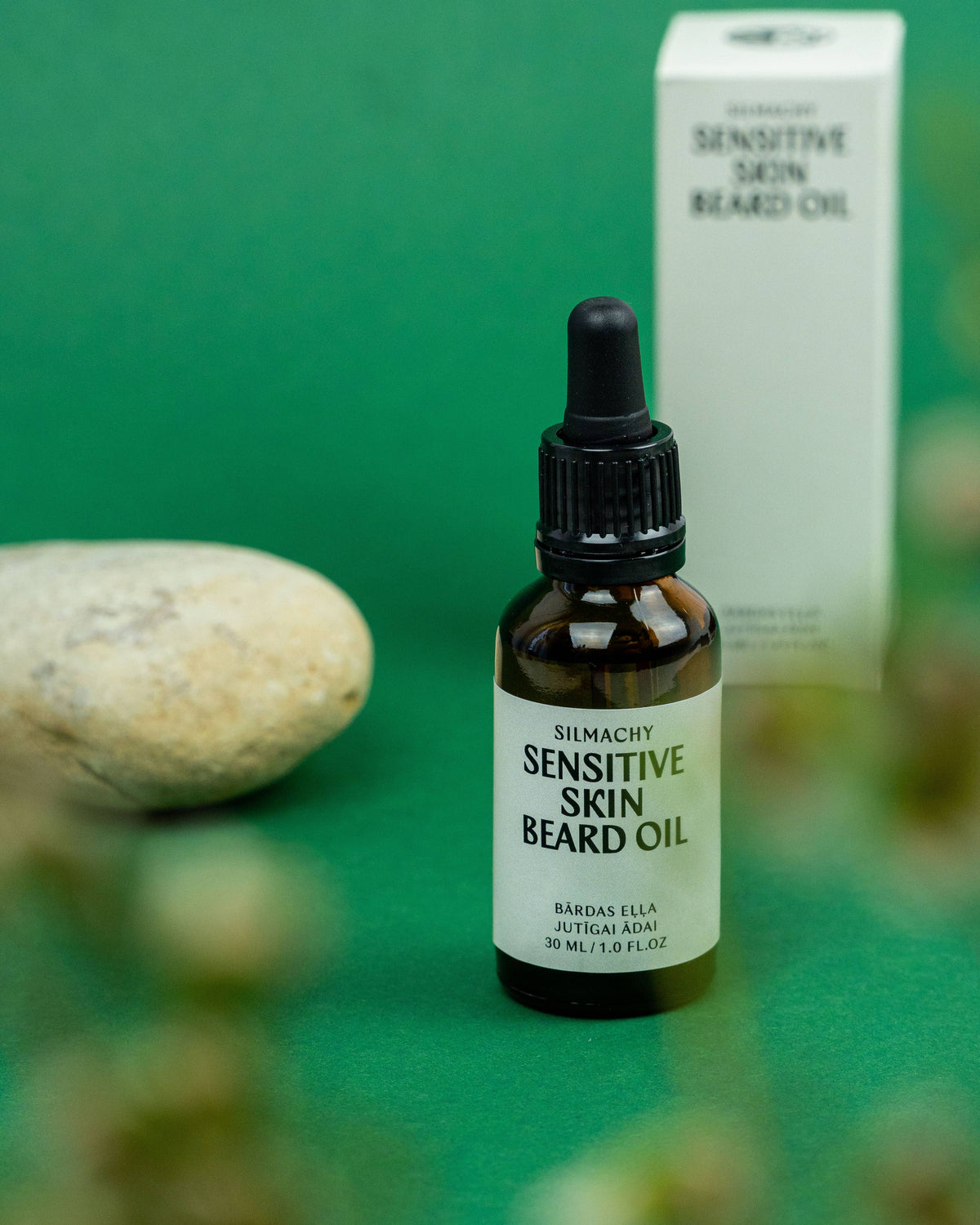 Huile à Barbe Non Parfumée pour Peaux Sensibles - Soin Doux