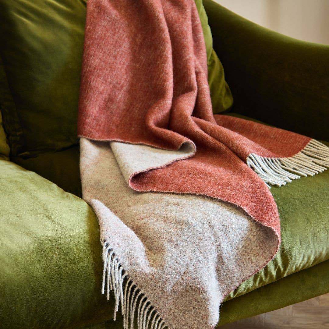 Plaid réversible Dartmoor en pure laine vierge, vue 5