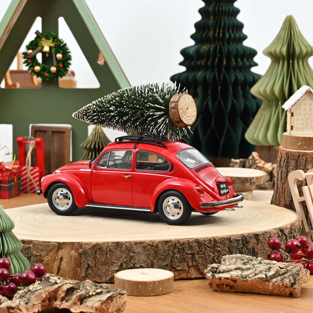 Miniature Volkswagen Coccinelle 1973 édition Noël Jet-car au 1/43, vue 2