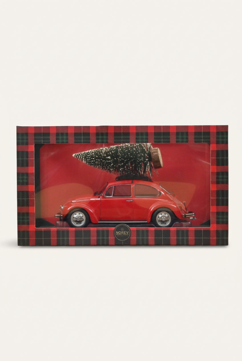 Miniature Volkswagen Coccinelle 1973 édition Noël Jet-car au 1/43, vue 3