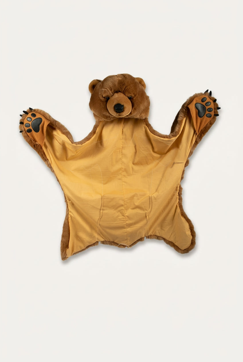 costume d'ours brun pur enfant, peau d'ours