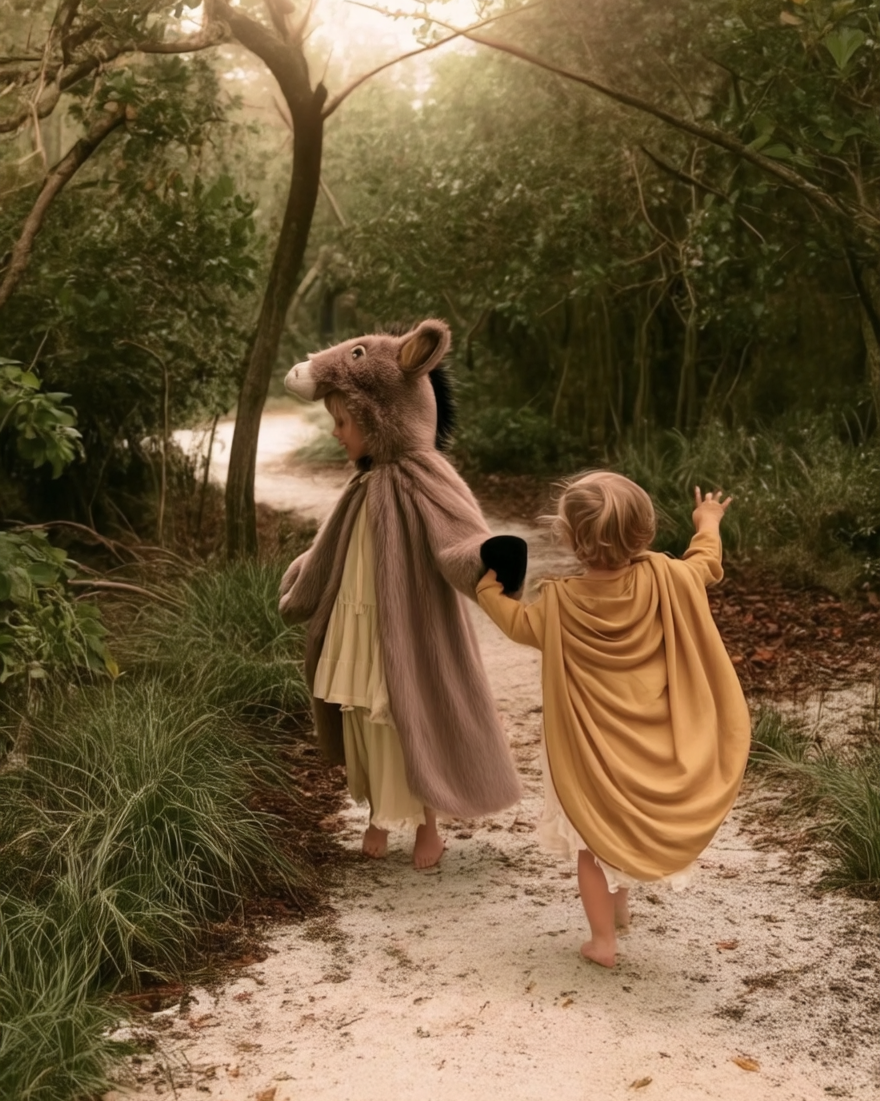 deguisement peau d'âne pour enfant