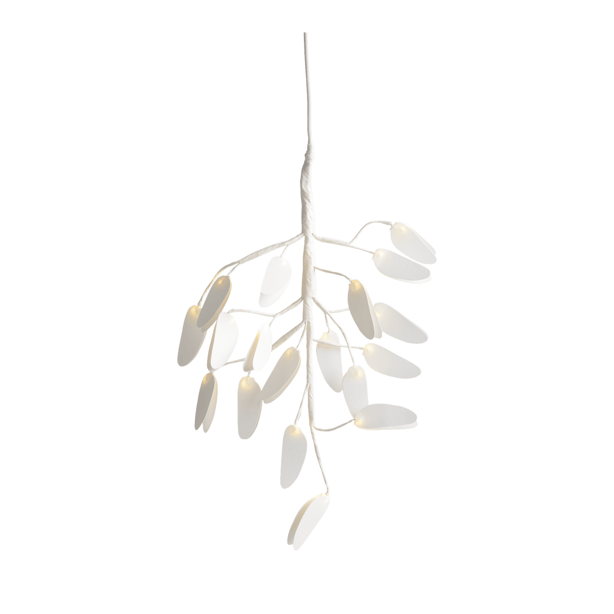 Gui de Noël en papier LED Uyuni Lighting, branche 15 × 26 cm