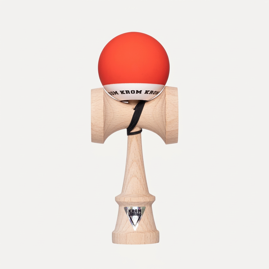 Kendama KROM POP Blush rouge orangé
