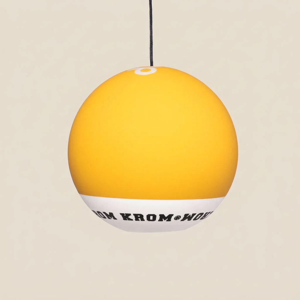 Boule jaune moutarde du kendama KROM POP