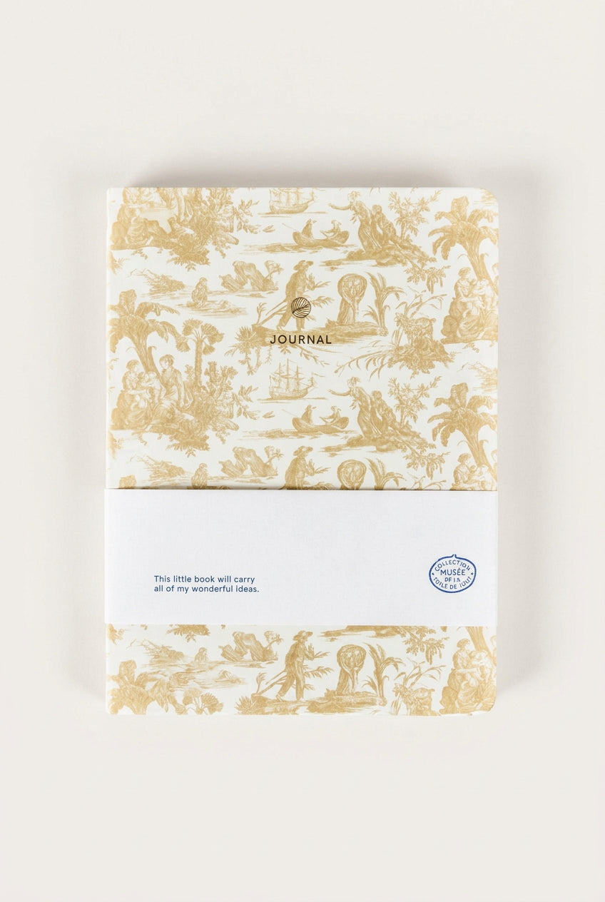 carnet d'ecriture, journal toile de jouy 