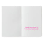 Page intérieure du livre à illustrer Ma sœur est maléfique, espace blanc pour dessiner l'histoire, papier épais 170g.
