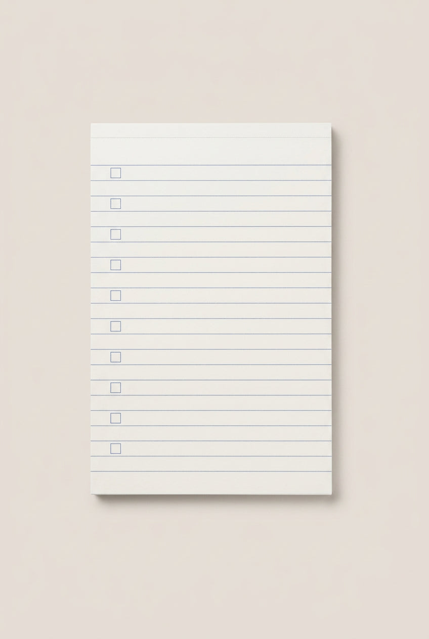 interieur check list 