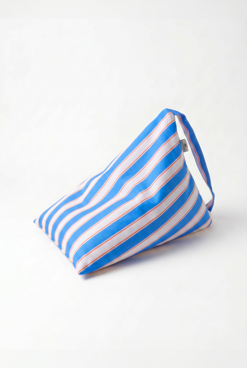 Pouf de plage – Berlingot nomade Bleu