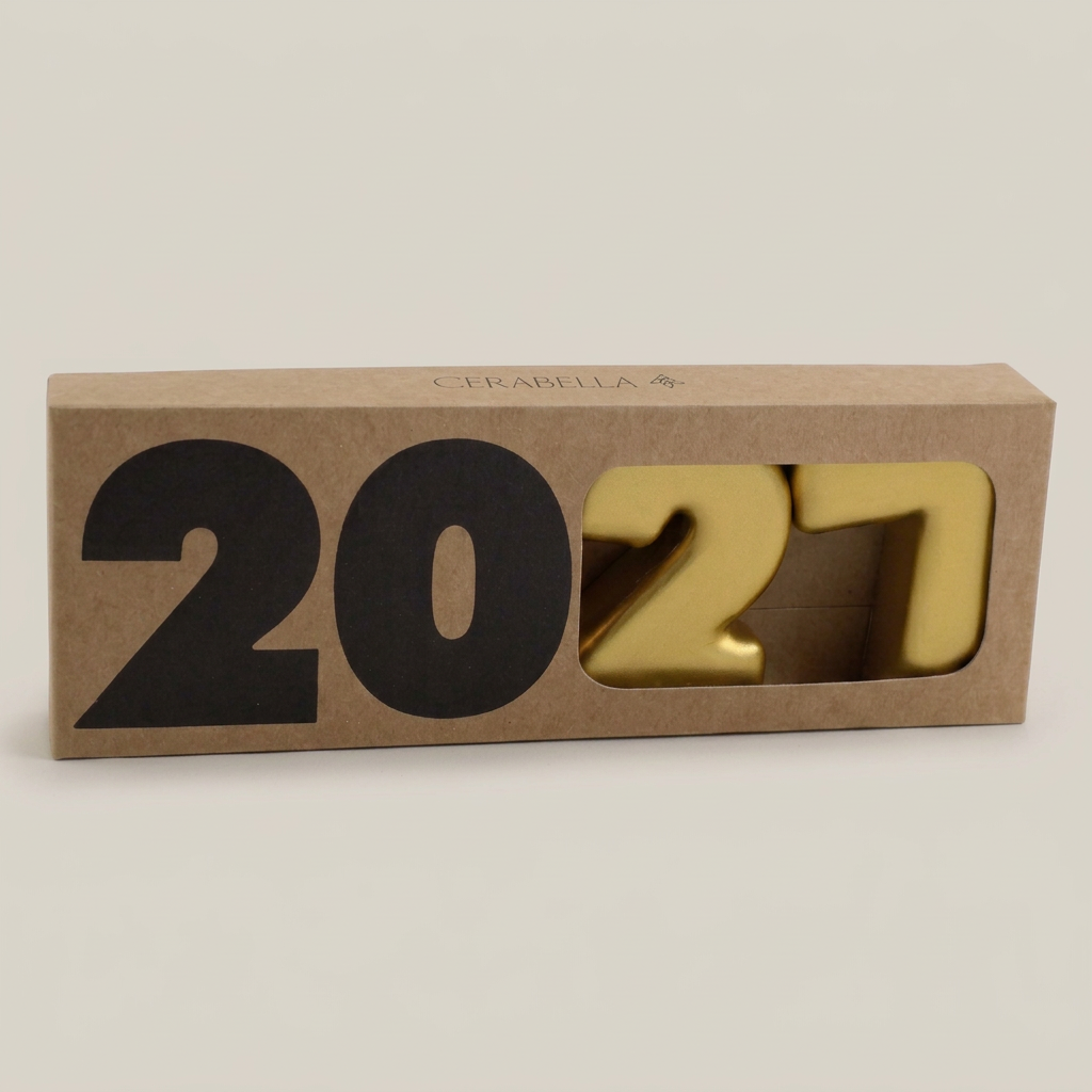 des bougie numeroté pour passé la nouvelle année 2027- maison mere 